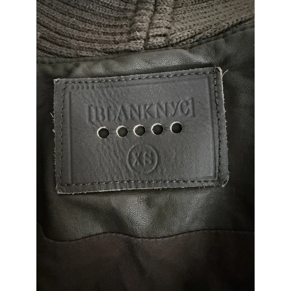 BLANKNYC All Or Nothing Olive‎ Drape Moto Jacket XS